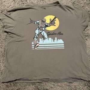 Women’s fitted spider-man shirt